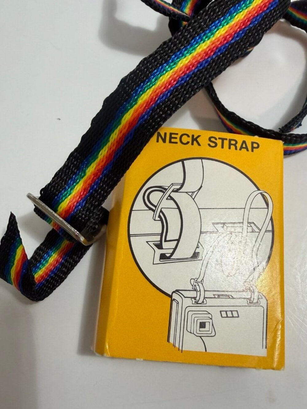 Vintage Neck Strap for Polaroid - Rainbow